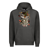 Charcoal Heather walking in a winter wonderland Premium Hoodie - CowGirlArtShop