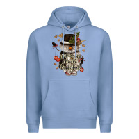 Colony Blue walking in a winter wonderland Premium Hoodie - CowGirlArtShop
