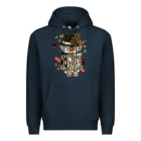 Navy walking in a winter wonderland Premium Hoodie - CowGirlArtShop