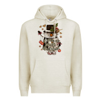 Oatmeal Heather walking in a winter wonderland Premium Hoodie - CowGirlArtShop