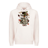 Pale Pink walking in a winter wonderland Premium Hoodie - CowGirlArtShop
