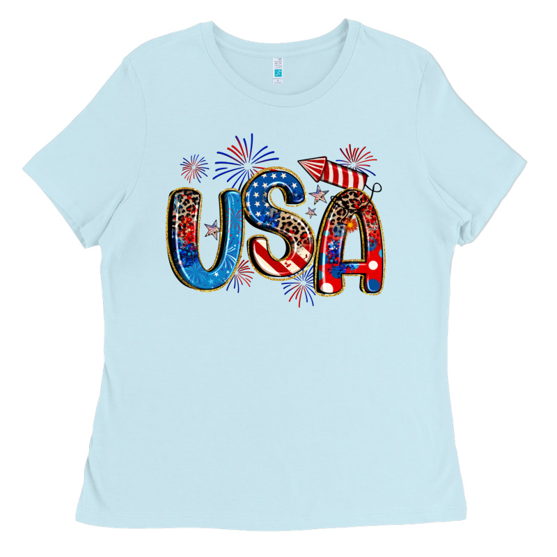 Usa 4th Of July Ladies Tee by Artiststas | Teevron