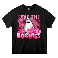 Black save the boobies Heavy Core Tee - Artiststas
