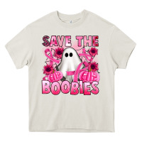 Cream save the boobies Heavy Core Tee - Artiststas