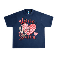 Navy love season Urban Heavy Tee - MaliasSmallBusiness