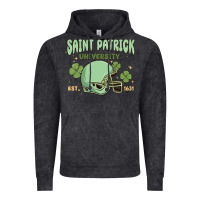 Vintage Black saint patrick university Vintage Hoodie - MaliasSmallBusiness