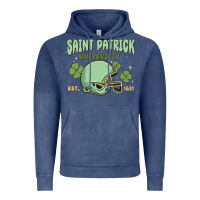 Vintage Denim saint patrick university Vintage Hoodie - MaliasSmallBusiness