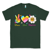 Sports Green peace love happiness Classic Tee - NancyCooperArtShop