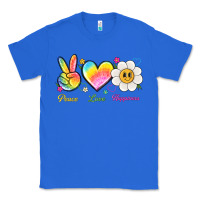 True Royal peace love happiness Classic Tee - NancyCooperArtShop