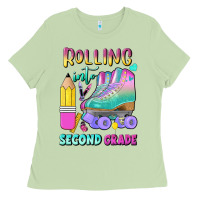 Matcha rolling into second grade Ladies Tee - BundleAndBundleShop