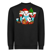 Black joy christmas with snowman bbs Heavyweight Sweatshirt - BundleAndBundleShop