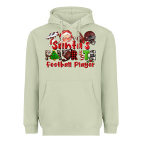 Matcha santas favorite  football player Heavyweight Hoodie - CowGirlArtShop