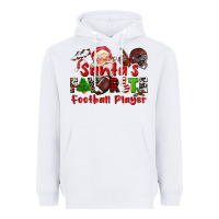 White santas favorite  football player Heavyweight Hoodie - CowGirlArtShop