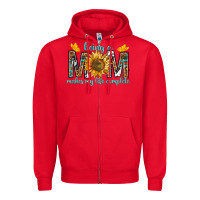 Red Being a Mom Makes My Life Complete Zipper Hoodie - texasbilliewilder