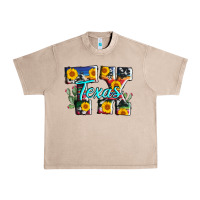 French Oak texas tx serape sunflower cowhide Urban Heavy Tee - AdoDesignShop