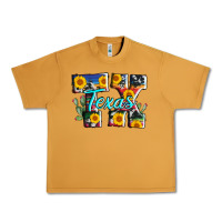 Peanut Butter texas tx serape sunflower cowhide Urban Heavy Tee - AdoDesignShop