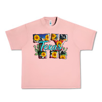 Salmon texas tx serape sunflower cowhide Urban Heavy Tee - AdoDesignShop