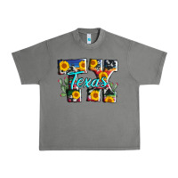 Tornado texas tx serape sunflower cowhide Urban Heavy Tee - AdoDesignShop