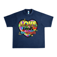 Navy Love needs no words Urban Heavy Tee - NancyCooperArtShop