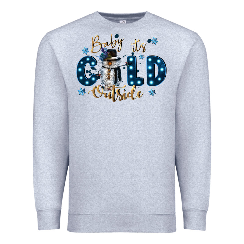 Baby Its Cold Outside Premium Sweatshirt by CowGirlArtShop | Teevron