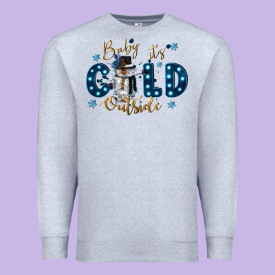 Baby Its Cold Outside Premium Sweatshirt Designed By Cowgirlartshop