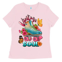 Bubblegum Pink vintage soul Ladies Tee - BundleAndBundleShop