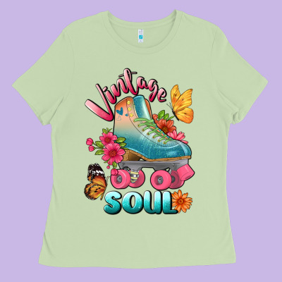 Vintage Soul Ladies Tee Designed By Bundleandbundleshop