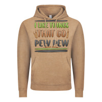 Vintage Coffee i like things that go pew pew Vintage Hoodie - MaliasSmallBusiness
