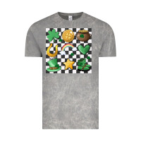 Cloud Rock checker board lucky charms Vintage Tee - MaliasSmallBusiness
