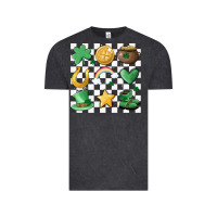Vintage Black checker board lucky charms Vintage Tee - MaliasSmallBusiness