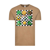 Vintage Coffee checker board lucky charms Vintage Tee - MaliasSmallBusiness