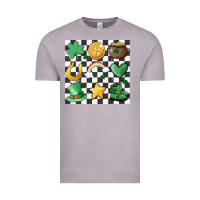 Vintage Zinc checker board lucky charms Vintage Tee - MaliasSmallBusiness