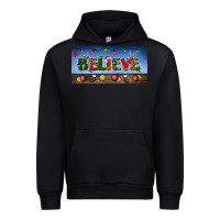 Black christmas believe license plate Urban Hoodie - BundleAndBundleShop
