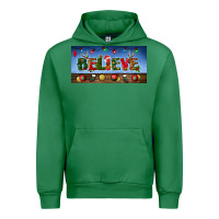 Emerald christmas believe license plate Urban Hoodie - BundleAndBundleShop