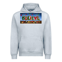 Heather Grey christmas believe license plate Urban Hoodie - BundleAndBundleShop