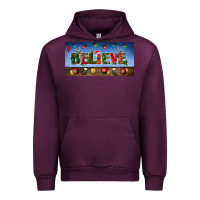 Mauve Wine christmas believe license plate Urban Hoodie - BundleAndBundleShop