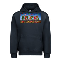 Navy christmas believe license plate Urban Hoodie - BundleAndBundleShop