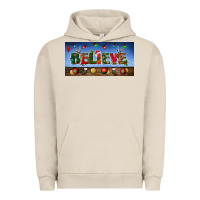 Pigment French Oak christmas believe license plate Urban Hoodie - BundleAndBundleShop