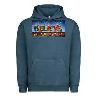 Pigment Midnight Navy christmas believe license plate Urban Hoodie - BundleAndBundleShop