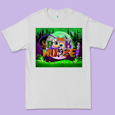 One Spooky Nurse Mouse Pad Premium Tee Designed By Bundleandbundleshop