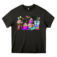 Asphalt lash hustler coffee cups Heavy Core Tee - AdoDesignShop