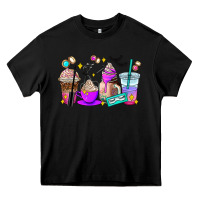 Black lash hustler coffee cups Heavy Core Tee - AdoDesignShop