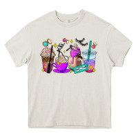 Cream lash hustler coffee cups Heavy Core Tee - AdoDesignShop