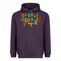 Plum gobble gobble yall Heavyweight Hoodie - CowGirlArtShop