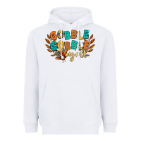 White gobble gobble yall Heavyweight Hoodie - CowGirlArtShop