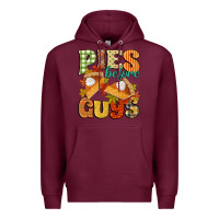 Burgundy pies before guys Premium Hoodie - CowGirlArtShop