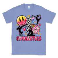 Colony Blue retro gymnastics Classic Tee - MaliasSmallBusiness