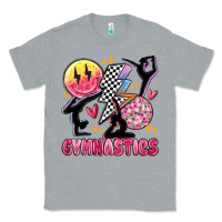 Heather Grey retro gymnastics Classic Tee - MaliasSmallBusiness