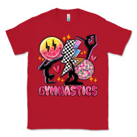 Red retro gymnastics Classic Tee - MaliasSmallBusiness