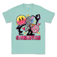 Seafoam retro gymnastics Classic Tee - MaliasSmallBusiness
